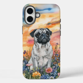 Silver Pug - Stoere telefoonhoes iPhone 16 Plus Hoesje