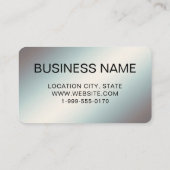 Silver QR Code Business Logo | Zwart Zilver Modern Visitekaartje (Achterkant)