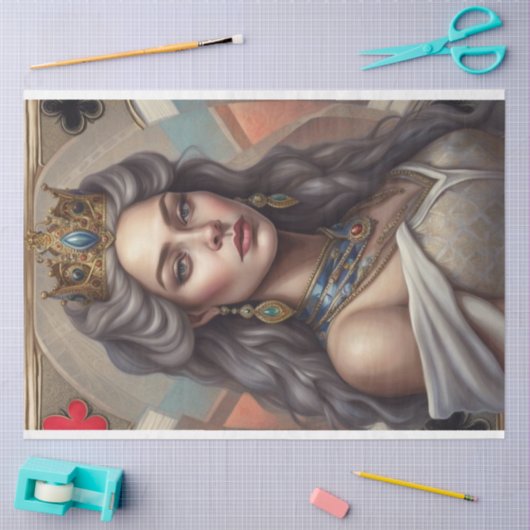 Silver Queen Decoupage papier (Craft)