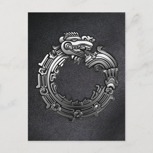 Silver Quetzalcoatl Briefkaart (Voorkant)