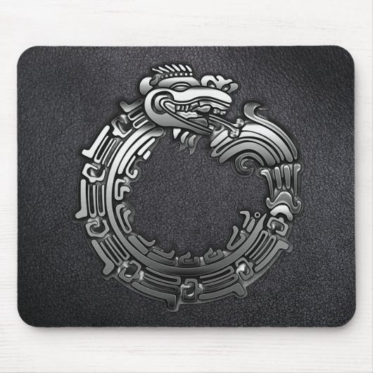 Silver Quetzalcoatl Muismat (Voorkant)