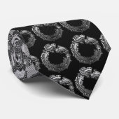 Silver Quetzalcoatl Stropdas (Opgerold)