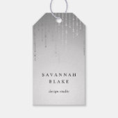Silver Rain Custom Business of Boutique Labels Cadeaulabel (Voorkant)