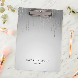 Silver Rain - Gepersonaliseerd Klembord