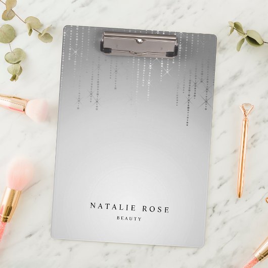 Silver Rain - Gepersonaliseerd Klembord