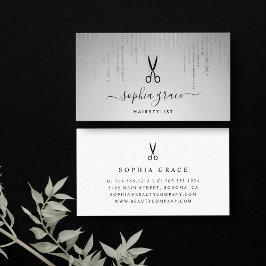 Silver Rain Haarstylist Visitekaartje