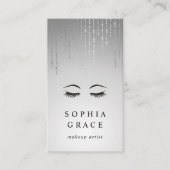 Silver Rain Makeup Artist Visitekaartje (Voorkant)