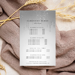 Silver Rain Pricing & Services Flyer