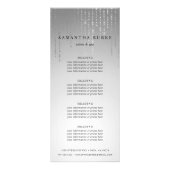 Silver Rain | Prijzen of diensten Reclamekaart (Voorkant)