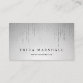Silver Rain String Lights Visitekaartje (Voorkant)