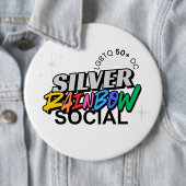 Silver Rainbow Social Button (In situ)