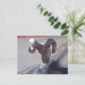 Silver Ram Briefkaart (Staand voorkant)