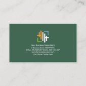 Silver Re Concrete Kolom Civil Engineer Visitekaartje (Achterkant)