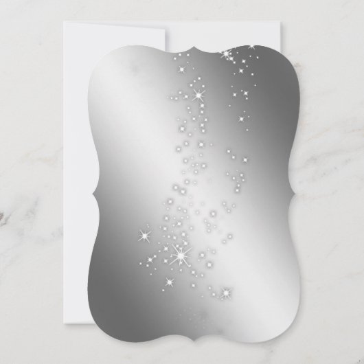 Silver Red Glass, kerst in bedrijven Kaart (Achterkant)