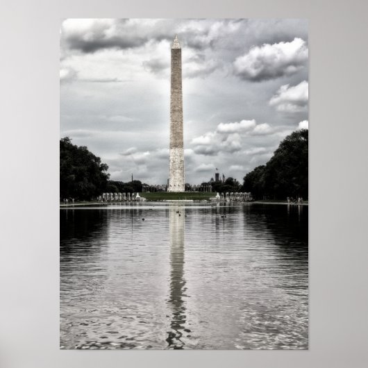 Silver Reflections Washington Monument Poster (Voorkant)
