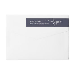 Silver Rejoice op Midnight Blue voor Kerstmis