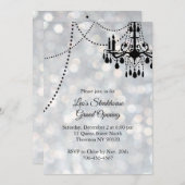 Silver Restaurant Grand Opening met Chandelier Kaart (Voorkant / Achterkant)