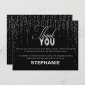 Silver Retirement Bedankt kaarten (Voorkant / Achterkant)