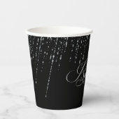 Silver Retirement Party, Custom Paper Cup Papieren Bekers (Voorkant)