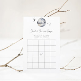 Silver Retro Disco Bingo Vrijgezellenfeest spel