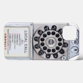 Silver Retro Pyphone iphone draagtas Case-Mate iPhone Case (Achterkant (horizontaal))