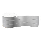 Silver Ribbon Bow Vrijgezellenfeest Grosgrain Lint (Spoel)