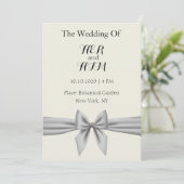 Silver Ribbon Kaart (Staand voorkant)