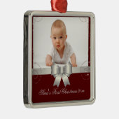 Silver Ribbon Keepomwille Metalen Ornament (Rechts)