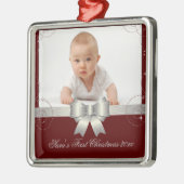 Silver Ribbon Keepomwille Metalen Ornament (Links)