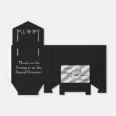 Silver Rings Gay Lesbian Wedding Ceremony Favors Bedankdoosjes (Uitgevouwen)