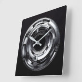 silver rings vierkante klok (Hoek)