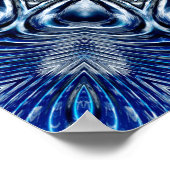 Silver Ripples Mandala 2 Poster (Hoek)