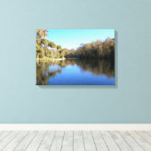 Silver River Beaush Canvas Afdruk (Insitu (Houten vloer))
