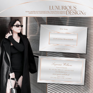 Silver Roos Gold Decor Professional en Luxueus Visitekaartje