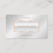Silver Roos Gold Decor Professional en Luxueus Visitekaartje (Voorkant)