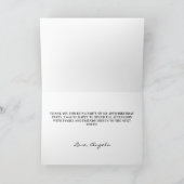 Silver Roos Gold Glitter Drip Black 40th Birthday Bedankkaart (Binnen)