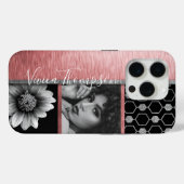 Silver & Roos Gold Photo Collage - Aanpassen Case-Mate iPhone Case (Achterkant (horizontaal))