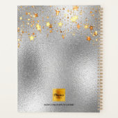Silver roos Gold Stars Business 2026 Planner (Achterkant)