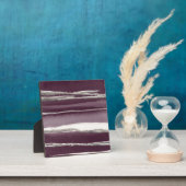 Silver Roos Paarse Abstracte afdrukken Fotoplaat (Insitu)