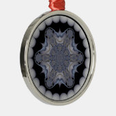 Silver Round Kaleidoscope Ornament #9 (Rechts)