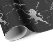 Silver Royal Lion Cadeaupapier (Rol Hoek)