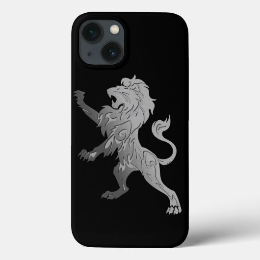 Silver Royal Lion Case-Mate iPhone Case (Achterkant)