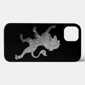 Silver Royal Lion Case-Mate iPhone Case (Achterkant (horizontaal))