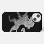 Silver Royal Lion iPhone Hoesje (Achterkant horizontaal)