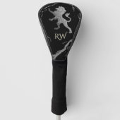 Silver Royal Lion Monogram Golfheadcover (Voorkant)