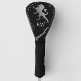 Silver Royal Lion Monogram Golfheadcover