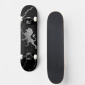 Silver Royal Lion Persoonlijk Skateboard (Voorkant)