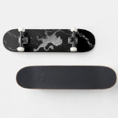 Silver Royal Lion Persoonlijk Skateboard (Horizontaal)