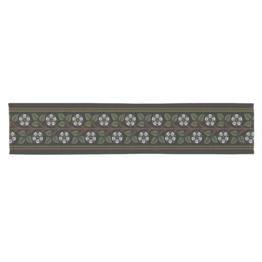 Silver Rozen Table Runner Korte Tafelloper (Horizontaal)