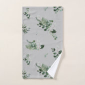  SILVER SAGE BOTANICAL BATHROOM TOWEL SET BAD HANDDOEK (Handdoek)